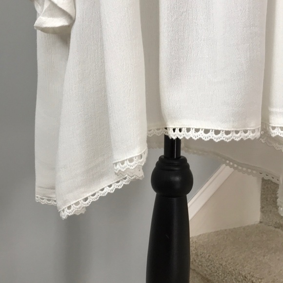 ❤️1 SMALL❤️Ivory Off the Shoulder Dress - Picture 6 of 8